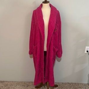 Vintage Victoria’s Secret pink terry cloth robe OS, as is